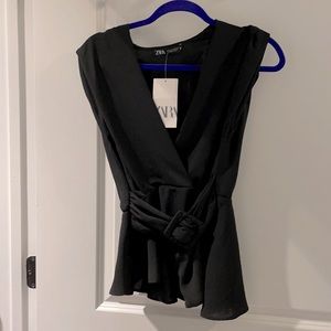NWT Zara Black Sleeveless